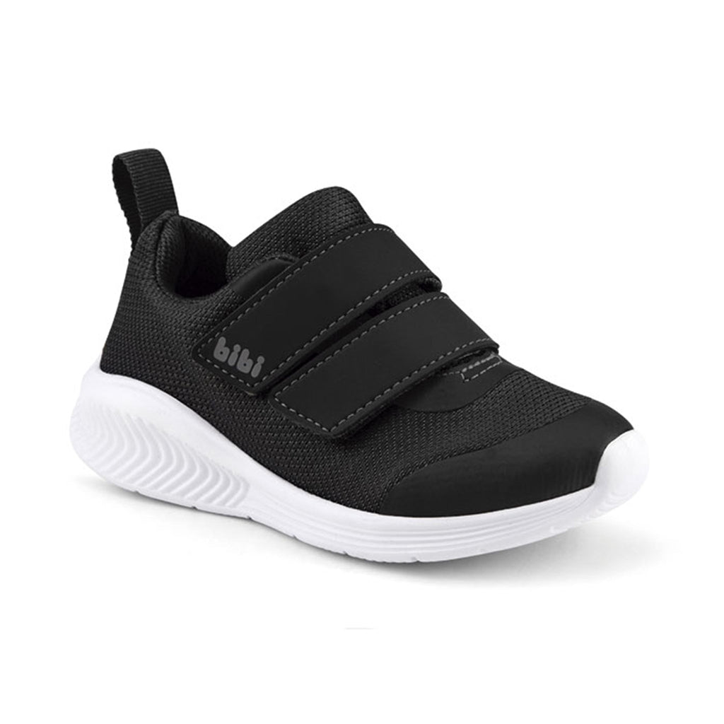 Bibi - Fly Baby Double Velcro Sneakers - Black/Graphite – The ...