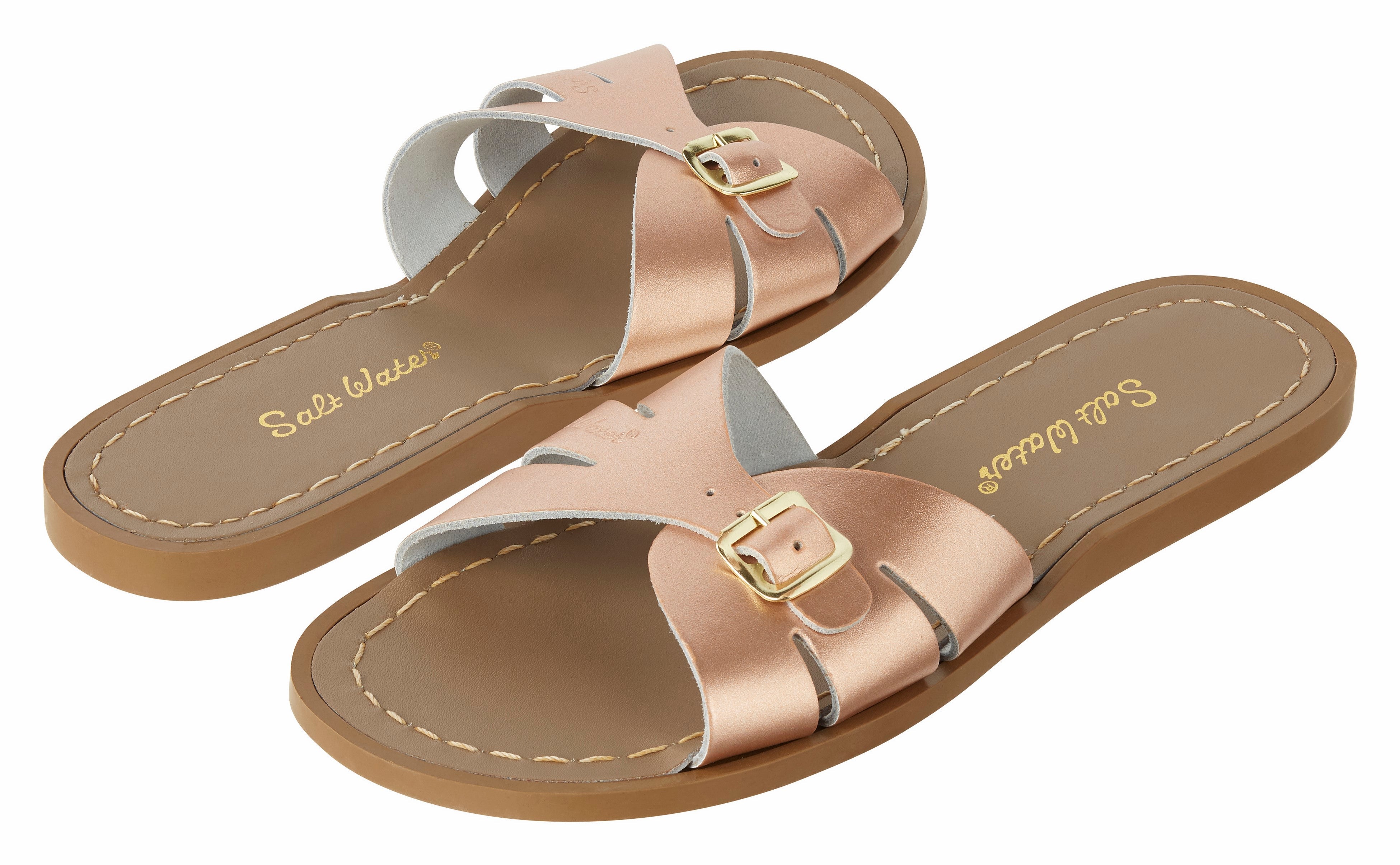 Salt Water Slide Premium Ladies Rose Gold The Playground