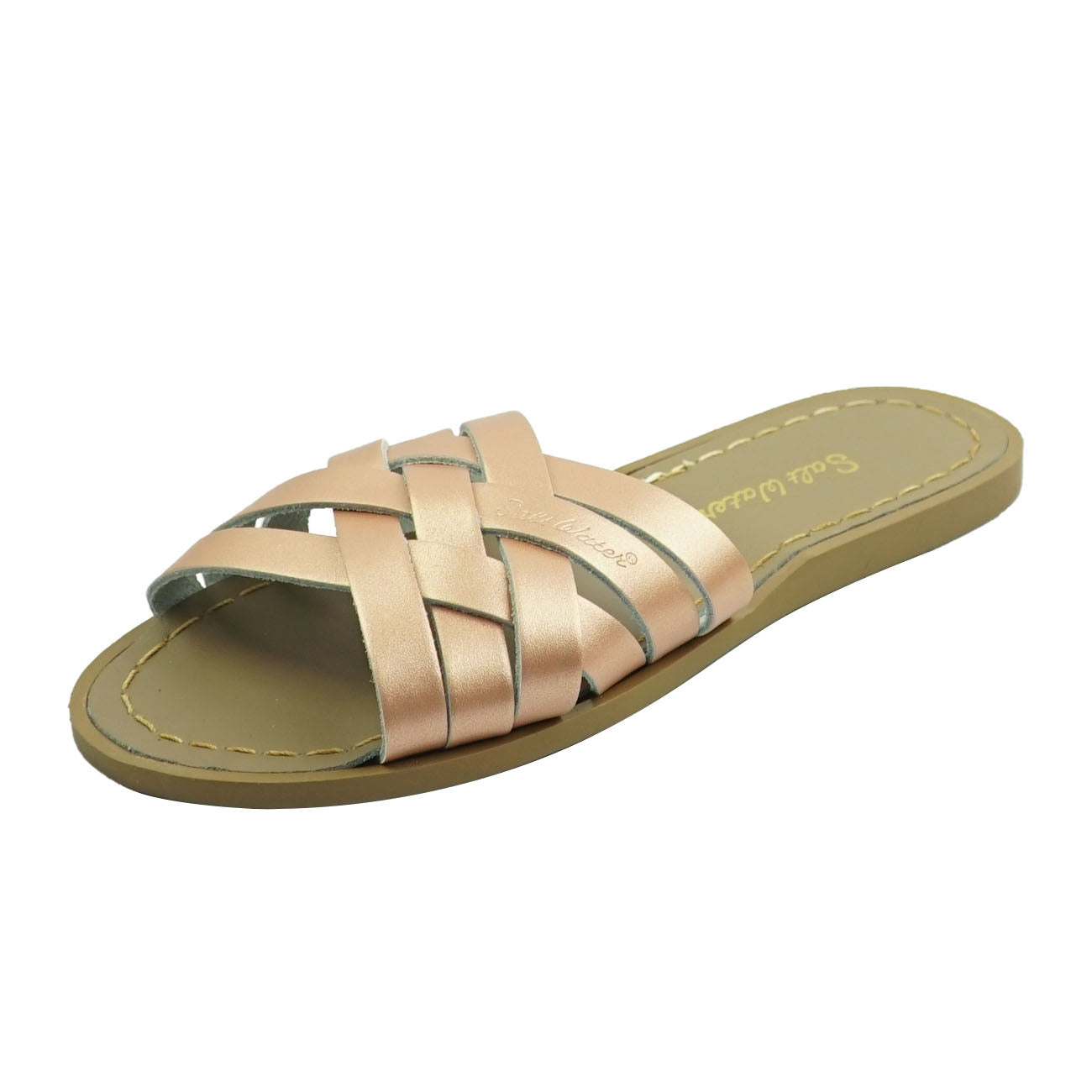 Salt Water Retro Slide Premium Ladies Rose Gold The